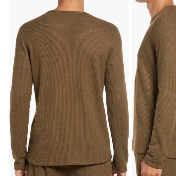 ATM Anthony Thomas Melillo Waffle Knit Lounge Pants & Thermal Knit T-Shirt XXL - Picture 4 of 16